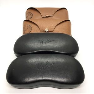 Ray Ban Cases Lot of 4 Black / Brown